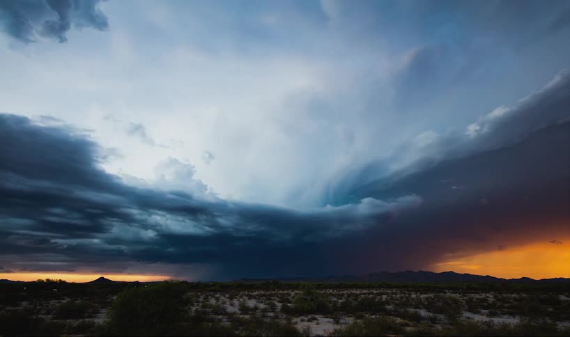 Storm Clouds Time Lapse