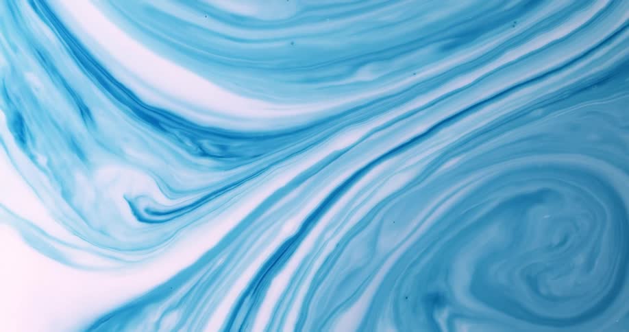 Abstract blue liquid swirling