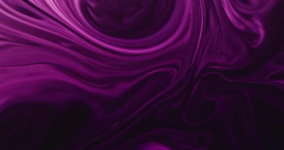 Shades of magenta and purple mix as a liquid substance blends with pink as stripes turn and move