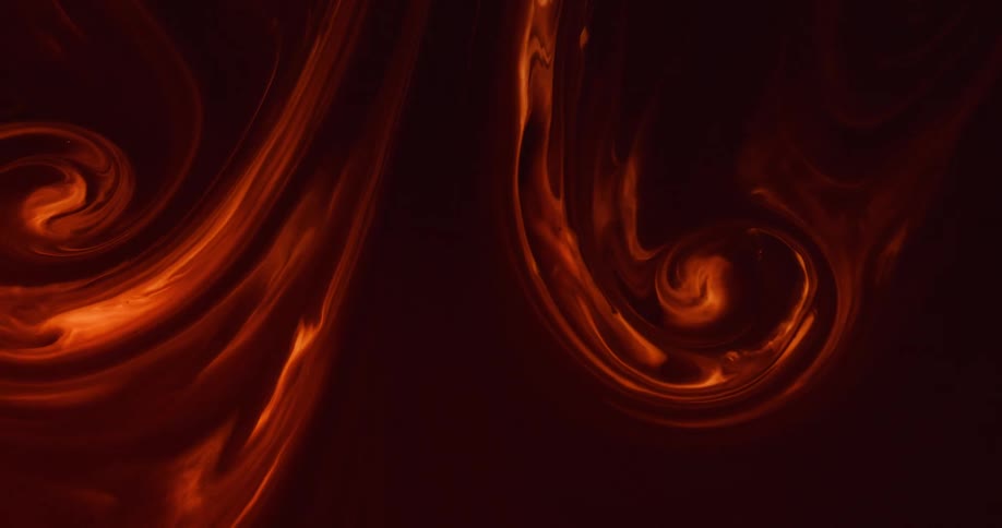 Red colors are being mixed in the pattern
