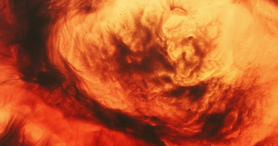 A digital animation mimics a smoke explosion