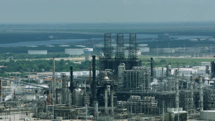 A power plant under construction