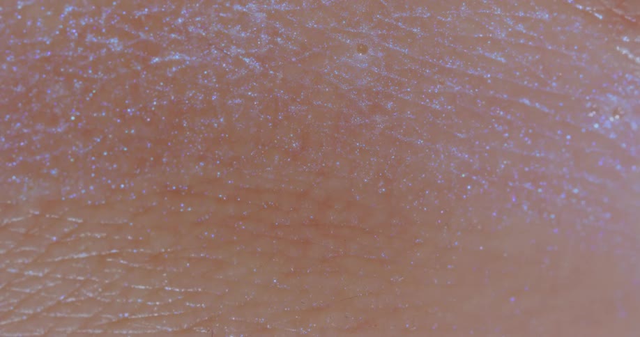 Human skin absorbing liquid