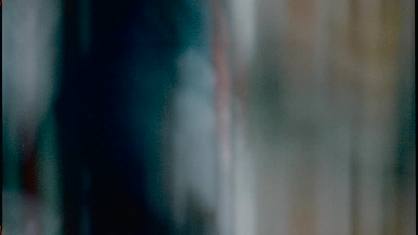 Light flashes through blurred scene