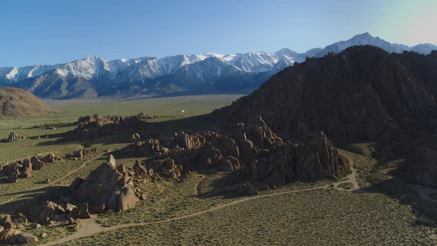 The view is of the nature area and you can see the mountains