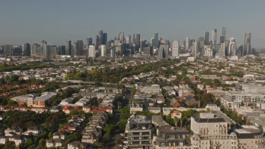 Skyscraper loom over a metropolis during the day