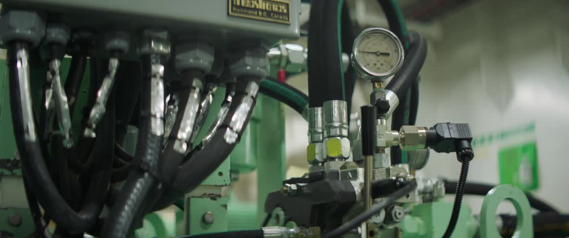 A machine in a factory