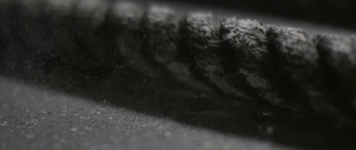 A rope lands on the ground