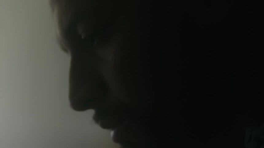 Concentrated man looking at something