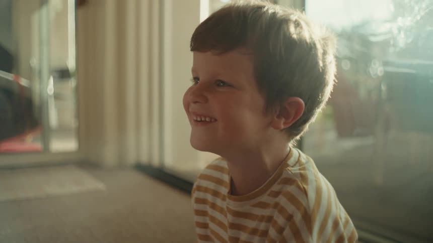 Two children are playing a game