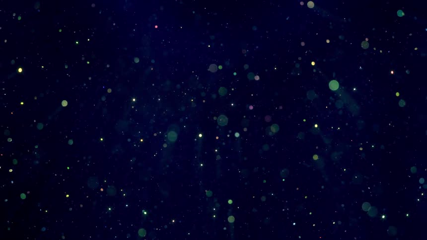 The view is of outer space at night time