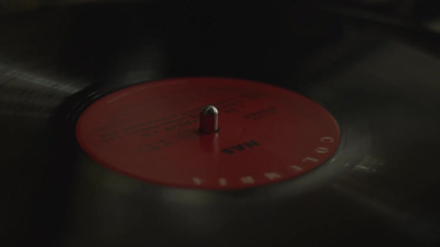 The record is spinning on the player