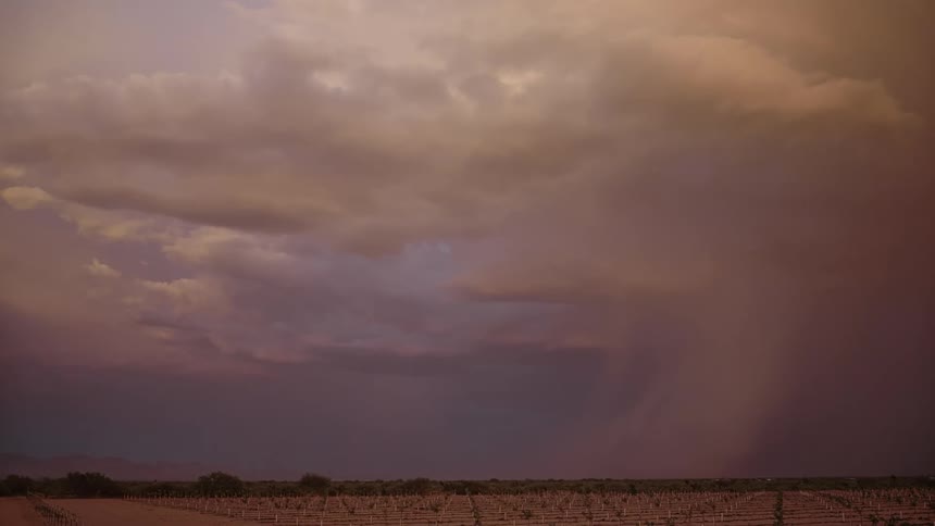 Lightning is flashing in the storm clouds