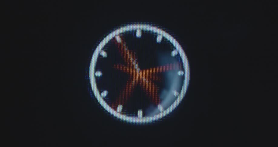 The hands on an analogue clock or timepiece spin fast causing pressure of time and the feeling of being rushed stressed and in a hurry due to overwhelming challenges and an approaching deadline