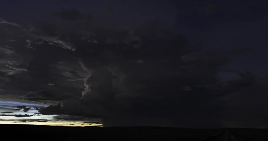 A thunder rumbling of a stormy cloud