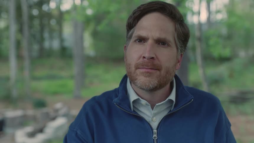 Whistling man suddenly remembers something near a forest