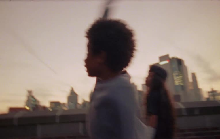 Children throw things on the roof