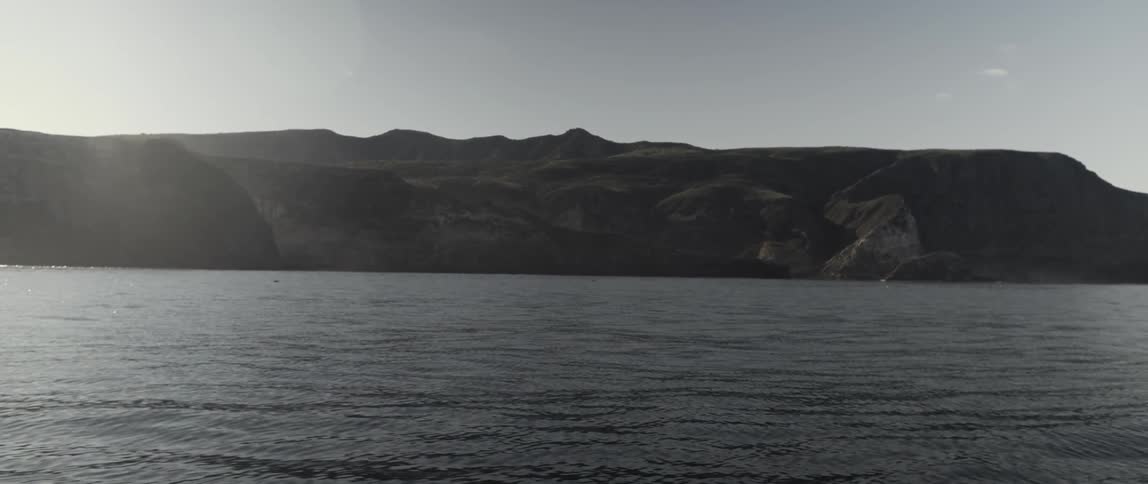 Water flows on a lake