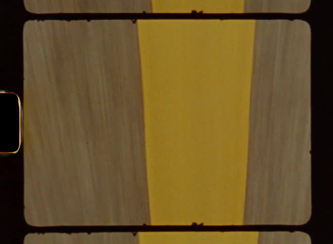 Yellow line intermittently appears on road