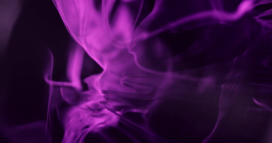Bright purple smoke cloud