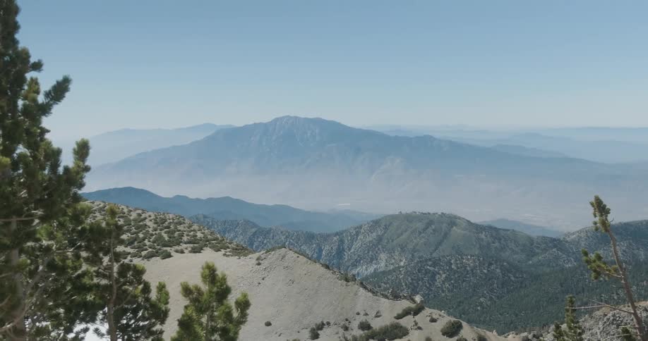 Large mountain range covered in trees