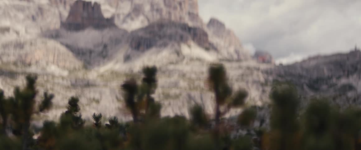The mountain slowly comes into focus