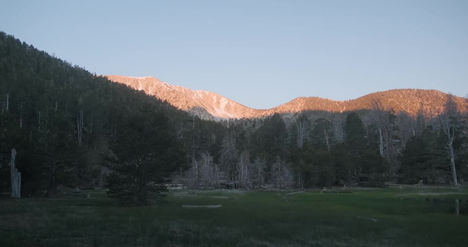 A mountain sunrise