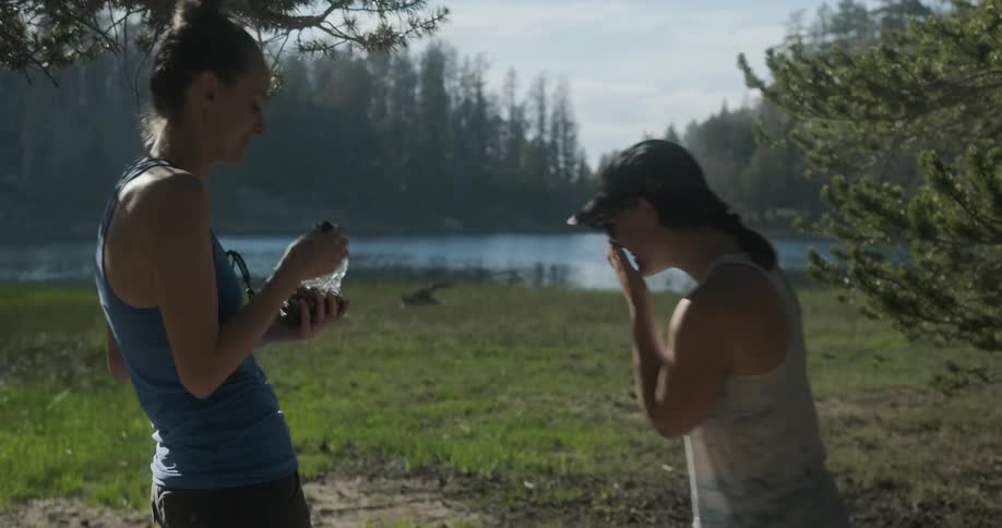 Friends On A Backpacking Trip