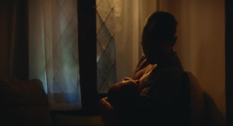 Mother breastfeeding her baby