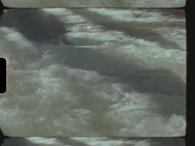 River with choppy waters in nature during the day