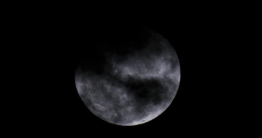 Dark cloud covering the mood at night