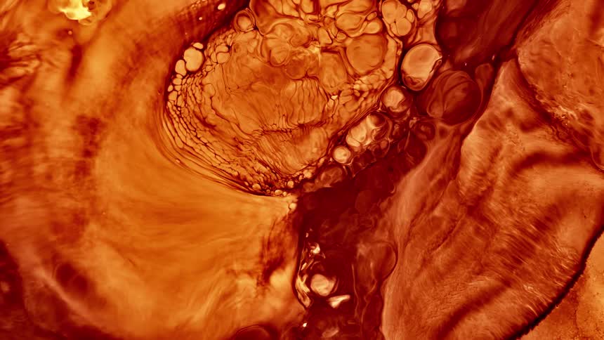A surface of a place that is exploding