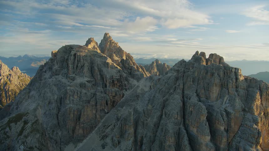 Mountains range at midday