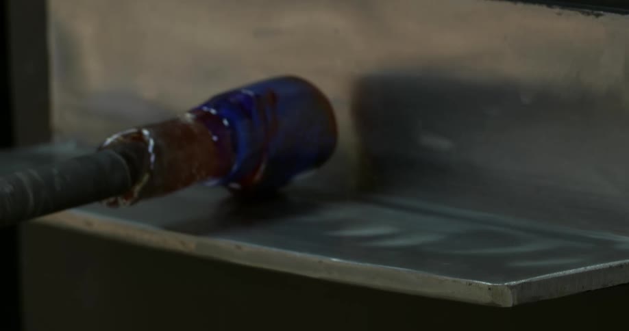 Manufacturing blue glass