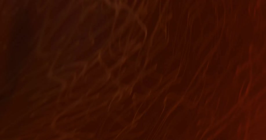 Abstract red glass object in circular motion
