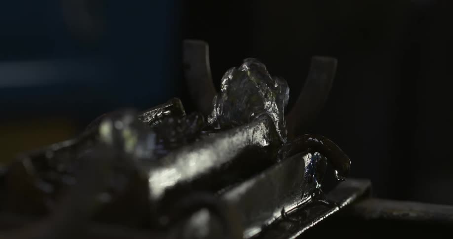 Manufacturing machine leaking water