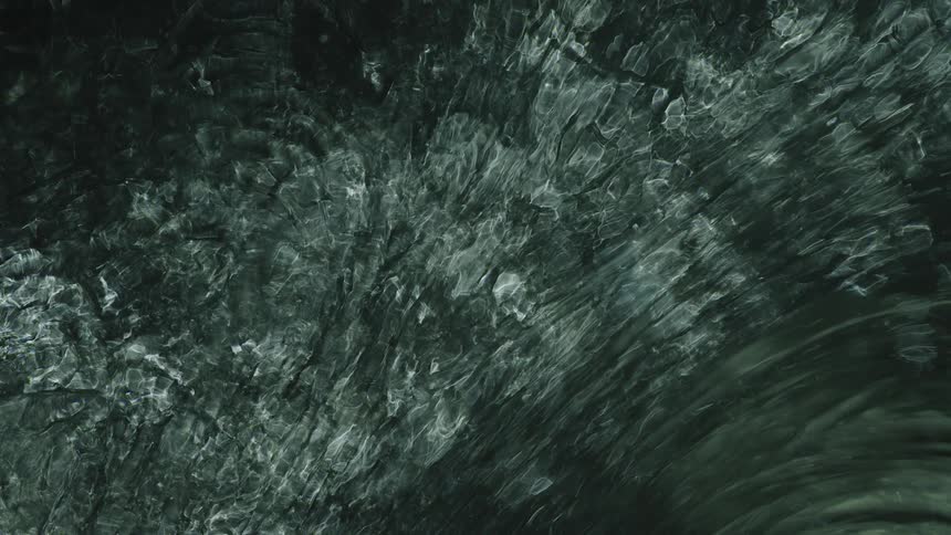 Abstract texture in transparent liquid in motion
