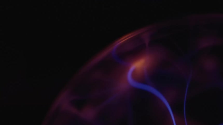 Close up of plasma ball