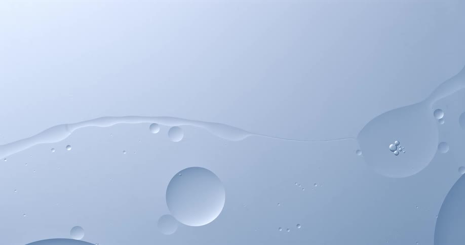 Bubbles float around in the liquid