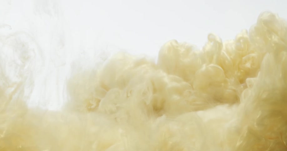 Abstract yellow smoke