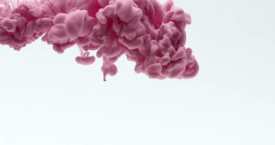 A pink smoke in motion