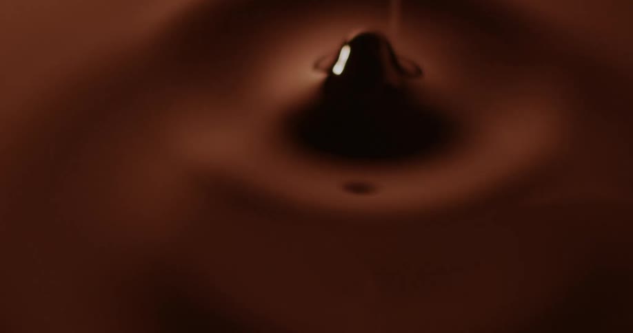 Drops of a red liquid