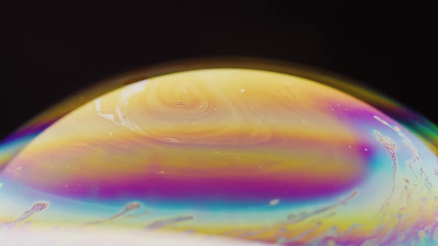 Fluid moves around a glowing sphere