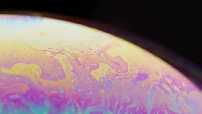An abstract oily color
