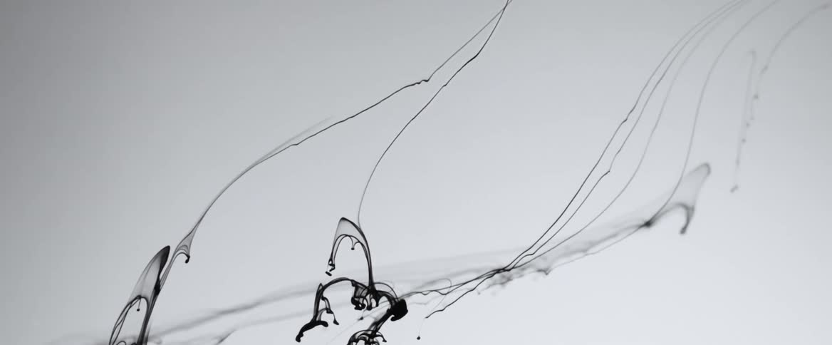Isolated black paint splash on a white background