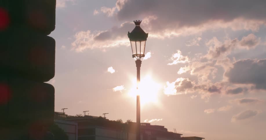 Clouds in the sky at sunset