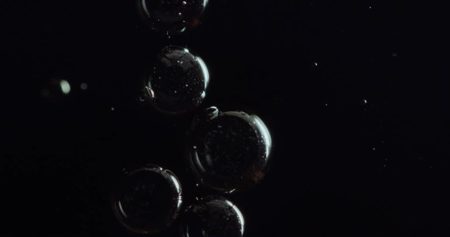 A close up clip of bobbles