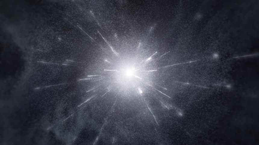 Bright and abstract fractals in a special effect