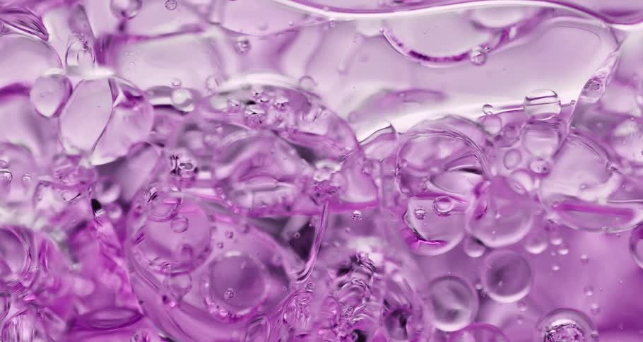Purple floating bobbles