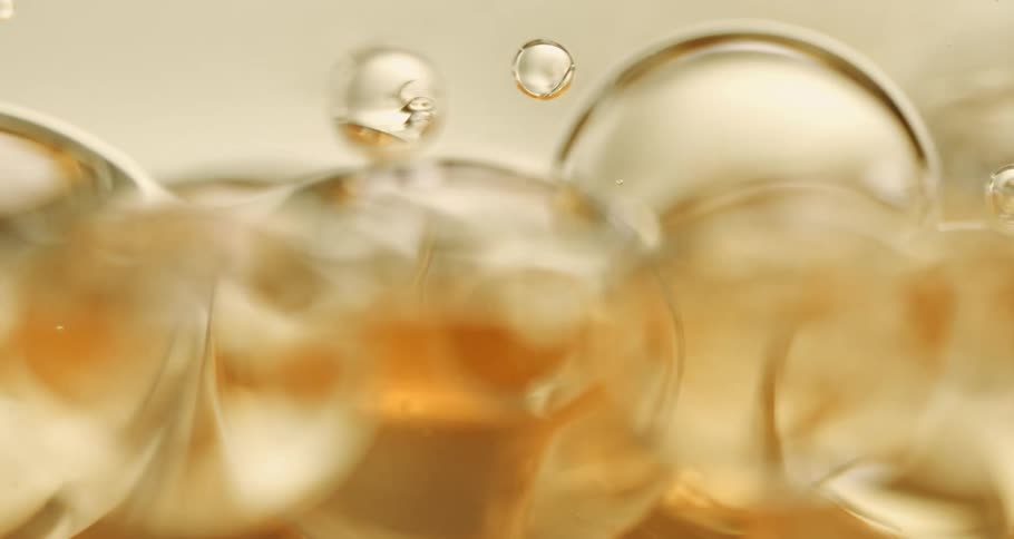 Dense liquid with abstractly moving bubbles